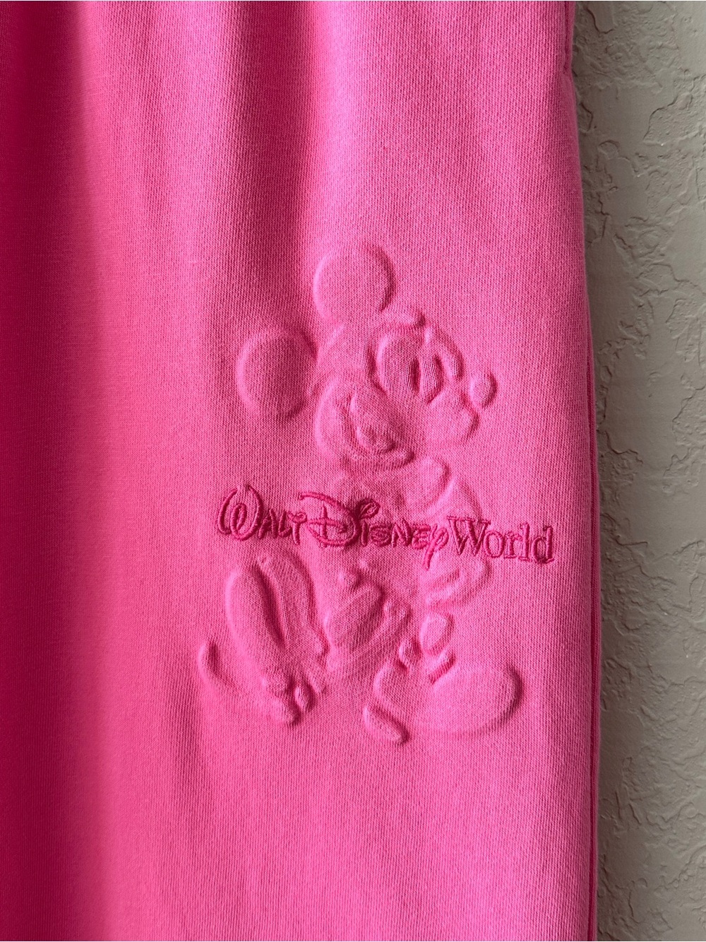 Disney World Embossed Sweatpants XS - Picture 2 of 8